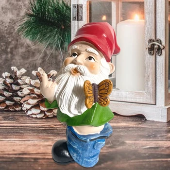 Grupė Kalėdų Papuošalas Dovanų Miniatiūrinės Lėlės Statulėlės Žaislas Kalėdų Nuolatinis Santa Claus Derva Modelis Dekoras
