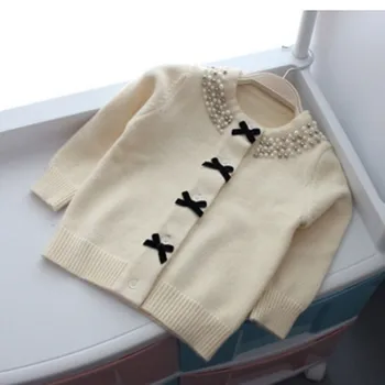Naujų 2020 m. pavasarį, rudenį Kūdikių Megztiniai vaikams, rūbai vaikams, medvilnės megzti megztinis kailis kūdikių mergaičių džemperis cardigan