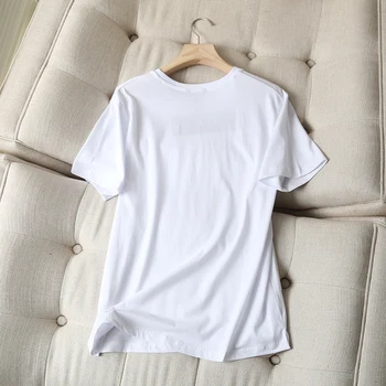 Nudžiūvo, England Stilius Kietas Paprasta O-kaklo Kišenės medvilnės Pagrindinio Marškinėlius Vasaros Marškinėlius Moterims Camisetas Verano Mujer 2021 Viršūnės