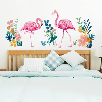 [SHIJUEHEZI] Flamingo Gyvūnų Sienų Lipdukai 