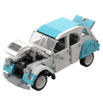 SS Blokai įranga, biuro įranga, Automobilių Blokai Assemable Švietimo Žaislai Vaikams Creatored 2CV-Dolly Automobilių Plytos, Žaislų, Vaikai, Vaikams