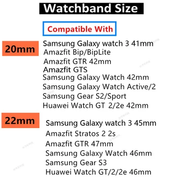 Milano dirželis Samsung Galaxy žiūrėti 3 45mm 41mm/Active 2 46mm/42mm Pavarų S3 Pasienio 20mm 22mm apyrankę HuaweiMi GT/2/2e grupė