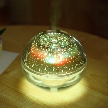 Giahol 500ml Drėkintuvas su LED Šviesos USB Įkrovimo Aromaterapinis Oro Difuzorius Ultragarso šalto Rūko kūrėjas, Namo Kambaryje