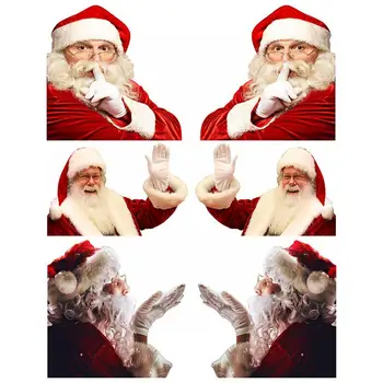 2 Nauji Santa Claus Automobilių Lipdukai Kalėdų Dovana Kūrybos Dekoro Santa Claus Langą Lipdukai Automobilio Išorės Apdailos