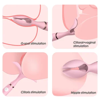 Klitorio Įmova Gnybtus Vibratorius Y Formos Makšties G Spot Stimuliatorius Sekso Žaislai Suaugusiems, Vyrams, Moterims, Pūlingas Massager Moterų Masturbator
