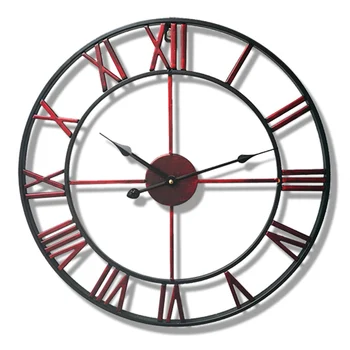 Europos Stiliaus Geležies Laikrodis Retro Laikrodis Kūrybos Namų Puošybai Dar Gyvenime Laikrodžiai Šiuolaikinių Namų Puošybai Kambarį Sieniniai Laikrodžiai
