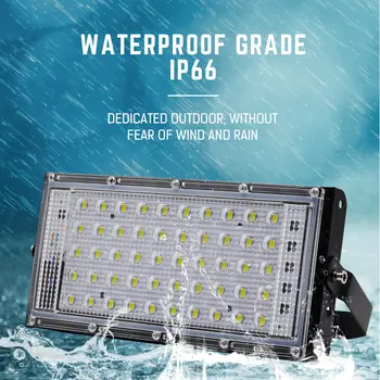 LED RGB Potvynių Šviesos IP66 AC220V 50W Prožektorius atsparus Vandeniui LED Lemputės, Lauko Šviestuvai, Prožektoriai, Namų Lauko Pramonės Lempos
