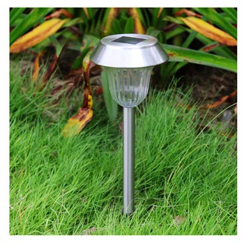 Saulės šviesos diodų (LED) grybų lempos nerūdijančio plieno vejos lempos lauko vandeniui sodo kelio terasa kraštovaizdžio dekoratyvinis Šilta šviesa