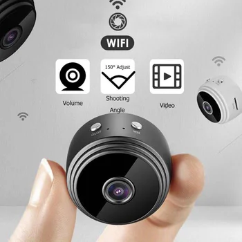 A9 1080P P2P Wifi Magnetiniai Mini Kamera, Naktinio Matymo Saugumo Priežiūros Paslėptas Spy Kamera, Wireless Remote APP IP Namų DVR