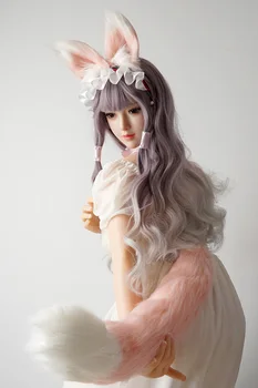 Naujas Anime Princesė Prisijungti Iš Naujo Pasinerti Himemiya Maho Cosplay Prop Fox Ausis Hairhoop Plaukų Segtukai Uodega Karoliai Nustatyti, Rankų Darbo