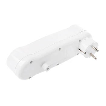 Dual USB jungtys 1 iki 3, kaip ES Standarto Maitinimo Adapterio Lizdas Juostos Konvertavimo Plug