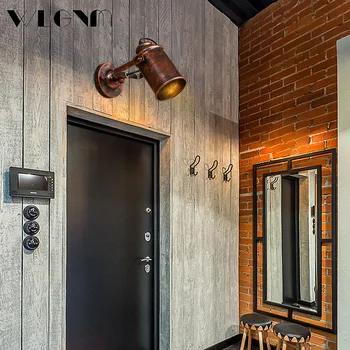 Sienos lempa vintage retro sienos žibintai pramonės sieniniai šviestuvai loft šalies sienų apšvietimo įranga namų kavinė restoranas apdaila