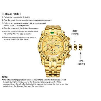 Dropshiping TEMEITE Kūrybos Aukso Vyrų Kvarciniai Laikrodžiai Didelis Ciferblatas Dizaino Kalendorius Vandeniui Laikrodžiai Top Brand Prabangus Laikrodis