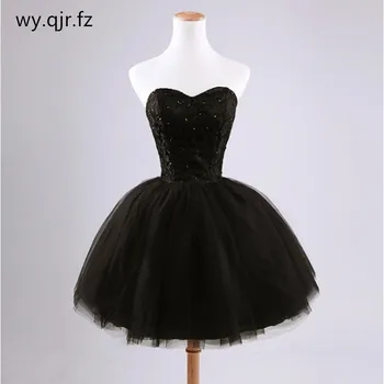 ASL70#vakarinę Suknelę Trumpas Juodas Kamuolys Suknelė Šalis Prom Dresses Kamuolys Suknelė Mergaitėms Baleto Gimtadienis Kokteilių suknelė baigimo suknelė