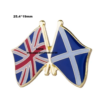 UK Lizdo Škotijos Draugystės Vėliavą, Ženklelį Vėliavos pin 10vnt daug XY0249