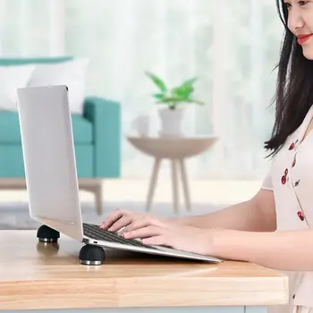 Nešiojamojo kompiuterio stovas nešiojamojo kompiuterio priedai sąsiuvinis Grybų nešiojamojo kompiuterio laikiklis nešiojamieji kompiuteriai, Sulankstomas Mini Aušinimo stovas 