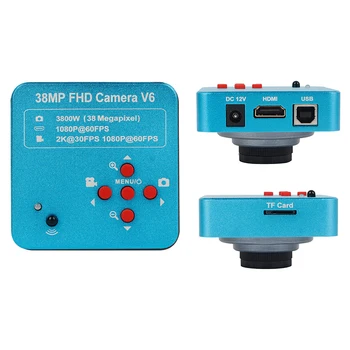 38MP VGA, HDMI, USB Skaitmeninis Mikroskopas Elektronikos Litavimo Elektronų Mikroskopu 130x Objektyvas LED Šviesos Mikroskopu Kamera Full HD