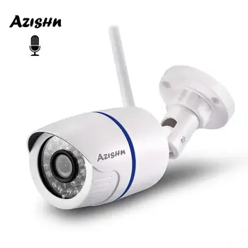 AZISHN 1080P 2.0 MP Wi-fi IP Kamera Garso 24IR Priežiūros Waterptoof Onvif Belaidžio VAIZDO Kamera Su SD Kortelės Lizdas XM530AI iCSee