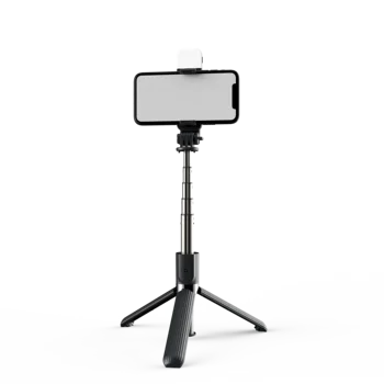 L03S Sulankstomas Belaidžio Smart Selfie Stick Trikojo, Bluetooth, Nuotolinio valdymo pultelis Nešiojamą Selfie Stick, Skirtą 
