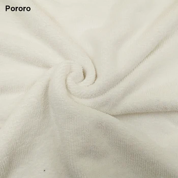 Pororo balta spalva super absorbentas mikropluošto audinio daugkartinio naudojimo kūdikių vystyklų medžiaga