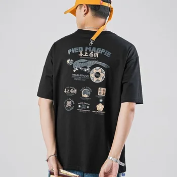 IiDossan Medvilnės Vyrų T Shirts 2020 M. Mados Tendencijos Animacinių filmų Spausdinti Juokinga marškinėlius Japonijos Harajuku Mada Atsitiktinis Hip-Hop Tees