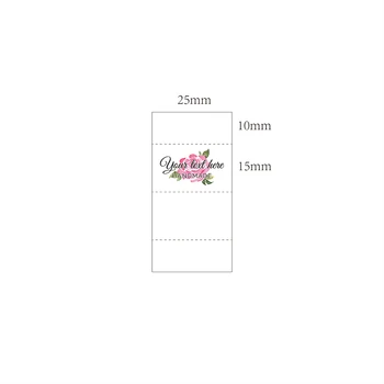 Custom Siuvimo etiketės, Užsakymą Drabužių Etiketes - Audinys Žymas, Logotipo ar Teksto, Medvilnės Juostelę, Individualizuotos Dizainas, gėlės (MD3044)