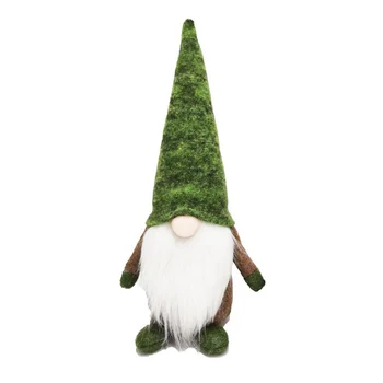 28 x 13cm Animacinių filmų švedijos Gnome Santa Claus Žalia Miško Elfas Beveidis Lėlės Pliušinis Žaislas Kalėdų HomeOrnaments Naujųjų Metų Dovana