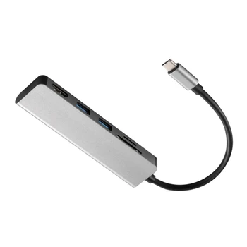 Tipas-C USB Hub Penki Viename 