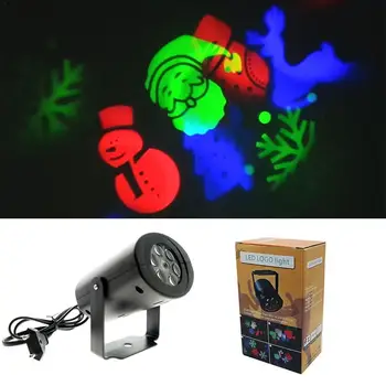 Kalėdų LED Projektorius, Šviesos, Scenos Apšvietimo Efektas Disco Lazeris Snaigės Projekcija Lempos Lauko Vandeniui Sode Dekoras