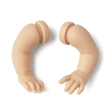 RSG Reborn Baby Doll 12 Cm Gyvas Naujagimis Flo Mini Elf Vinilo Unpainted Nebaigtų Lėlės Dalys 