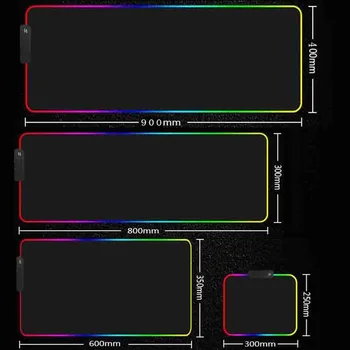 Žėrintis RGB Pelės kilimėliai Saulės Sistemos Fone HD Spausdinti Patvarus Darbalaukio Pelės Kilimėliai Nešiojamas PC Gamer Priedai