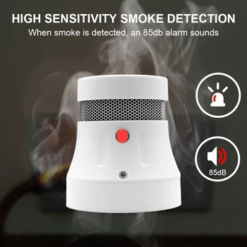 CPVAN Tuya Wifi Dūmų Detektorius 3 Metai, Baterijos CE Sertifikuota Smart Dūmų Signalizacijos Priešgaisrinės Apsaugos датчик дыма detektorius de humo