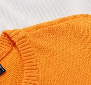 Naujas didelis arklių logotipas, medvilnės megztinis vyriški golfo prarasti korėjos versija tendencija plonas megztinis bazės megztinis vyrams viršų