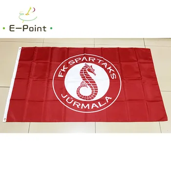 Latvijos FK Spartaks Jūrmala 3ft*5ft (90*150cm) Dydis Kalėdų Dekoracijas Namų Vėliavos Banner Dovanos