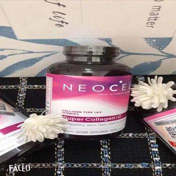 Amerikos originali Neocell kolageno+c 250 grūdai, 1 butelį grožio anti-senėjimo nemokamas pristatymas grožio ir odos priežiūros