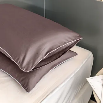 2piece geriausias pardavėjas king lova medvilnės užvalkalas namų karalienės dydžio merginos, ruda pagalvę dovet atveju vientisos spalvos nemokamas pristatymas