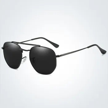 Prekės ženklo Dizainas Poliarizuoti Akiniai nuo saulės Vyrams, Moterims, Metalo Vairavimo Saulės Akiniai Danga Sunglass UV400 Atspalvių Akių Oculos de sol