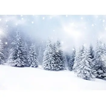 Kalėdų Žiemos Sniego Blizgučiai Star Vinilo Fotografijos Foną, Dekoras Vaikų Naujagimiui Vaikas Šalies Portretas, Foto Studija Prop