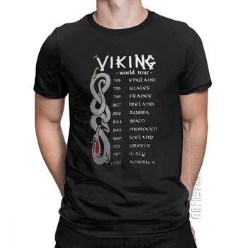 Vikingai Vyrų Marškinėliai Odin Valhalla 