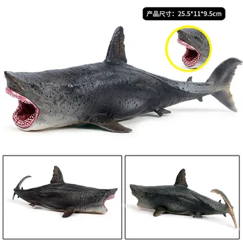 Naujas Megalodon Banginis Ryklys, Sea Life Klasikinis Žaislai Vaikams Berniukams Veiksmų Gyvūnų Skaičius Modelis