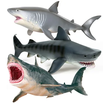 Naujas Megalodon Banginis Ryklys, Sea Life Klasikinis Žaislai Vaikams Berniukams Veiksmų Gyvūnų Skaičius Modelis