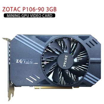 Vaizdo plokštė ZOTAC P106-90 3GB Kasybos GPU Vaizdo Plokštę GTX 1060 GDDR5 PCI Express 3.0 6-Pin PCI-E, PCI Express 2.0 x16 2020 Naujas