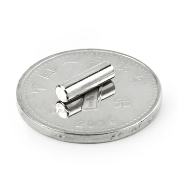 500pcs Neodimio N35 Dia 3mm X 10mm Stiprūs Magnetai Maža Disko NdFeB Retųjų Žemių Amatų Modeliai Šaldytuvas Klijuoti magnetas 3x10mm