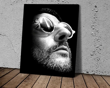 Plakatas Spaudinių, Meno Tapybos Drobės Jean Reno Leonas Sienos Nuotraukas Kambarį Namų Dekoro Be Rėmelio