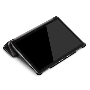 Tinka Huawei m5 lite 10 Apsaugine danga Dirbtiniais Odos Tablet Apsaugos Padengti Stovėti Huawei Mediapad Lite M5