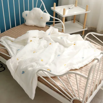 žiemos storio super minkštos medvilnės muslino antklodė baby suvystyti breathbale kūdikių antklodė šalikas Vonia Rankšluostį kūdikis gauna antklodė
