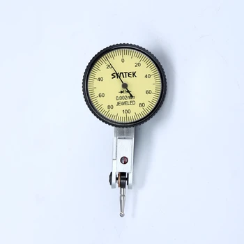 Syntek 0.002 mm Analoginis Ekranas Svirtis Indikatorius atsparus smūgiams Dial Bandymo 0-0.2 mm matuoklį Indikatorius, Skersmuo 33.5 mm Staliuko