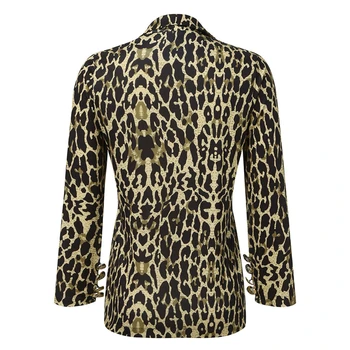 Plus Size Paltai Moterims Leopardas Spausdinti Seksualus Pavasario Ruduo Šiltas Vėjas Kailis Ilgas Cardigan Mados Naujų Moteris Paltai Striukės Viršūnės