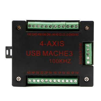 CNC USB MACH3 100Khz Breakout Valdybos 4 Krypties Sąsaja Vairuotojo Judesio Valdytojas