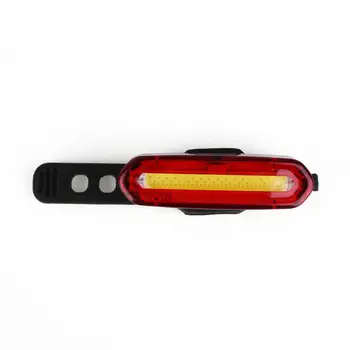 Dviračio Galinis Žibintas Saugos Įspėjimas USB Įkrovimo Dviračių užpakalinis žibintas Uodega LED Lempos